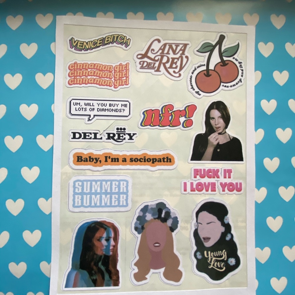 Lana Del Rey Stickers - Picture 9 of 12